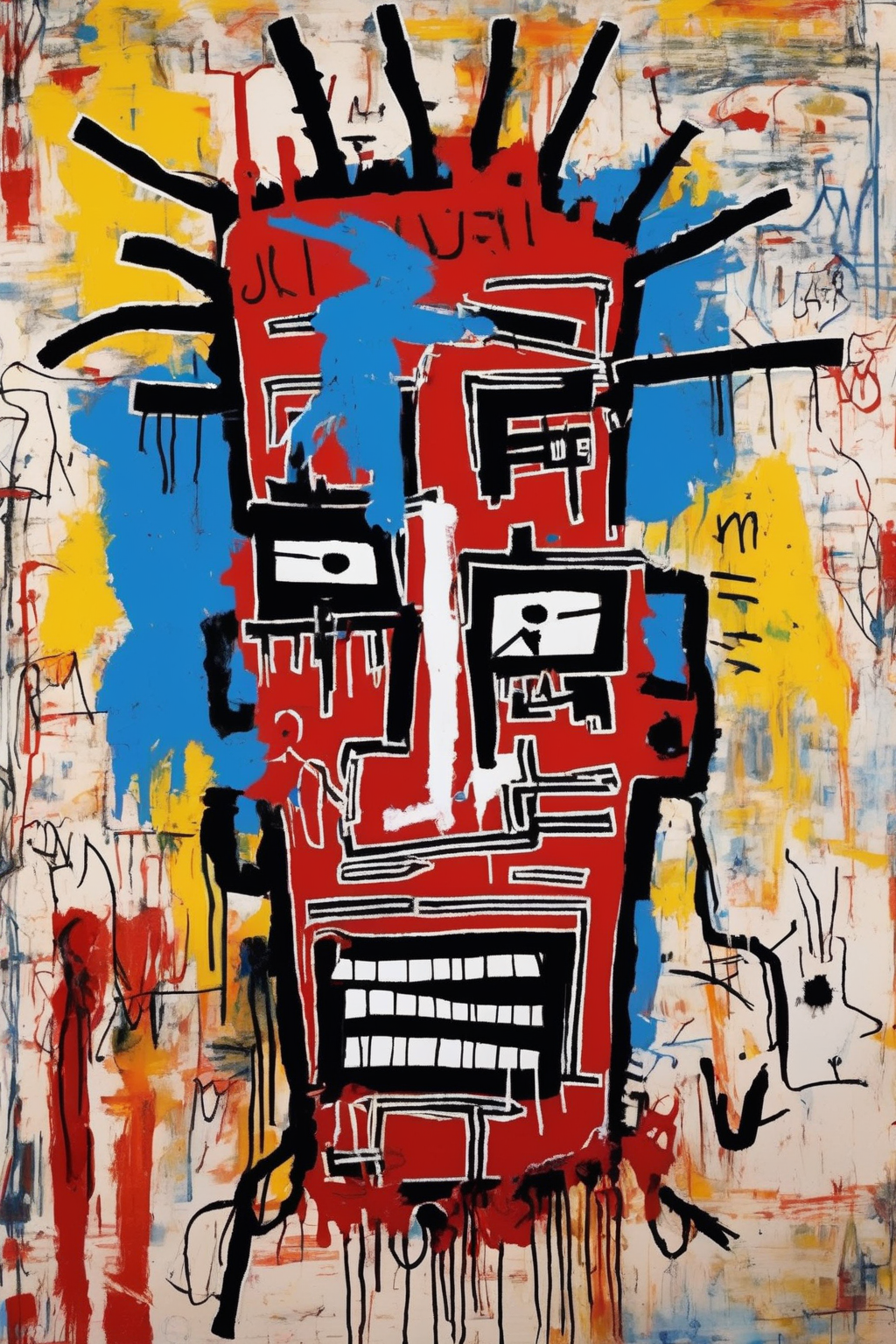 00016-3365928796-Jean-Michel Basquiat Style - a painting that symbolizes Juneeth in the style of Jean Michel Basquiat.png
